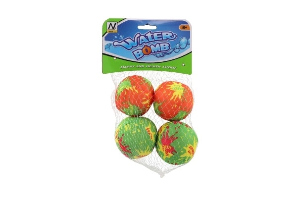 Wodne bomby 4 sztuki materiał 7cm w siatce