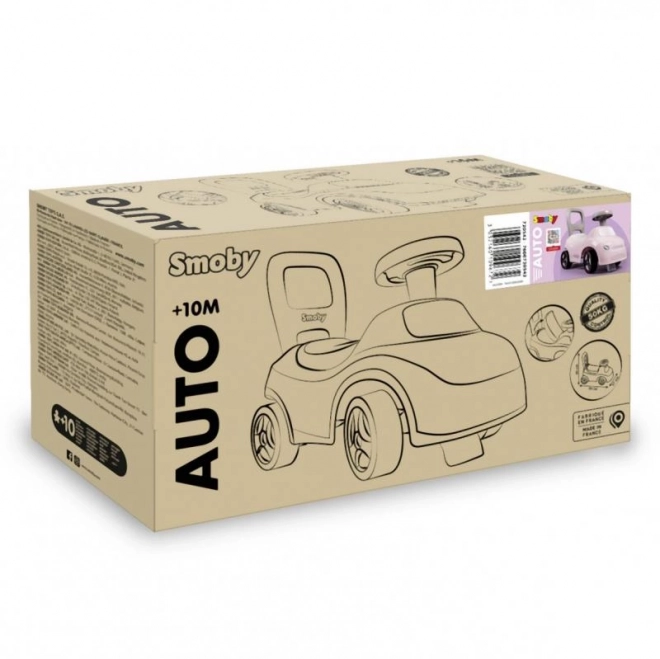 Smoby Jeździk Auto Różowy