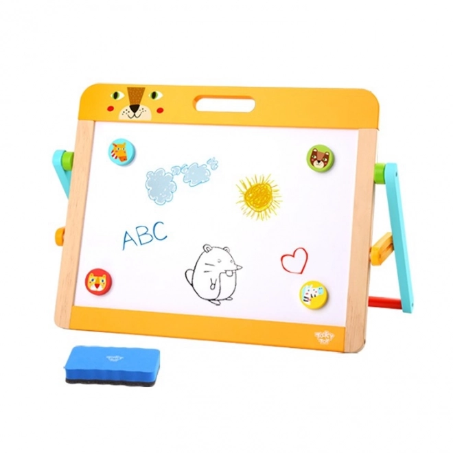 Dziecięca magnetyczna i kredowa tablica 2w1 Tooky Toy