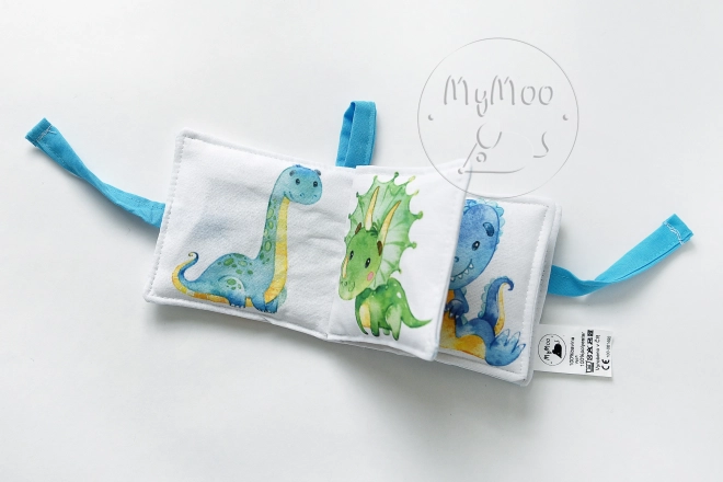 MyMoo Mini miękka książeczka - Podróż do prehistorii