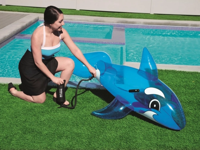 Bestway Dziecięcy dmuchany delfin do wody – Niebieska
