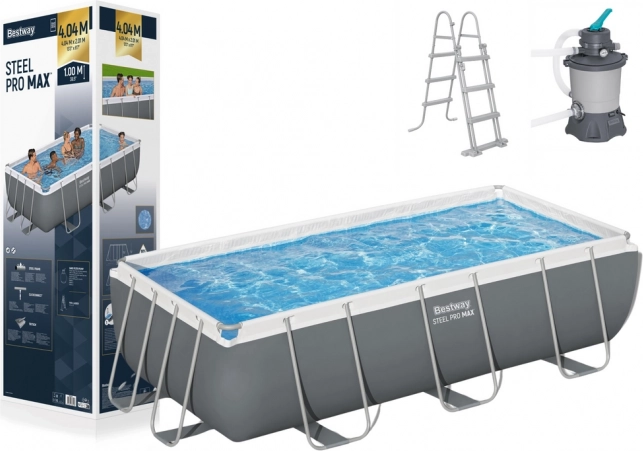 Basen ze stojakiem 404 x 201 x 100 cm Bestway