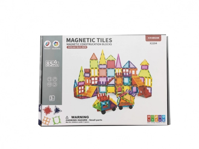 Magnetyczna zabawka konstrukcyjna dla dzieci 85 szt.