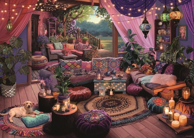 Puzzle Ravensburger - moje przytulne boho schronienie