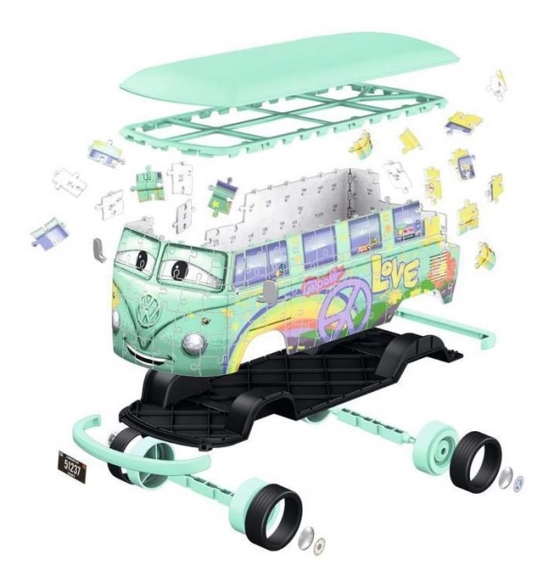 RAVENSBURGER 3D puzzle Autobus Cars: Fillmore 162 kawałków
