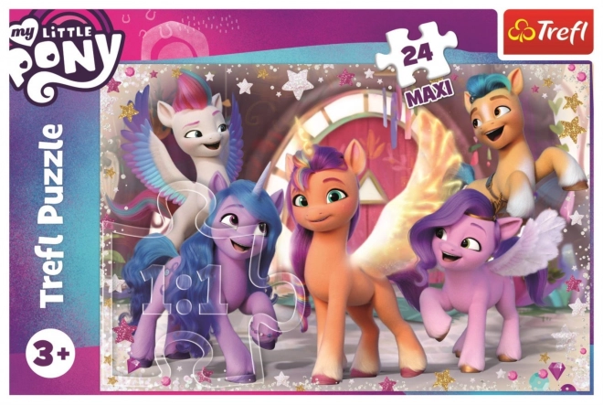 Puzzle Maxi 24 Radość z Pony filmów