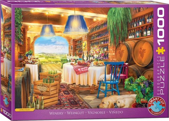 Puzzle Winiarnia 1000 elementów Eurographics