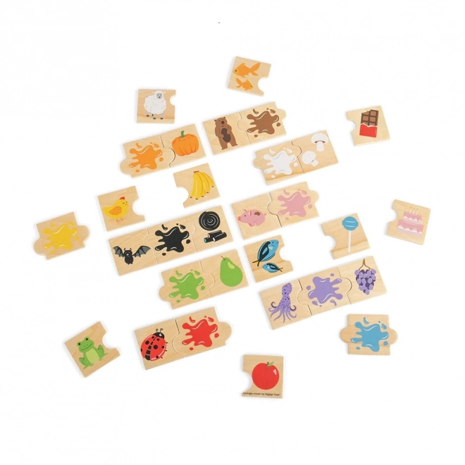 Didaktyczne puzzle Bigjigs Toys Kolory