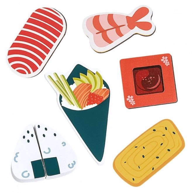 Drewniane 3D puzzle Sushi bar od Bino
