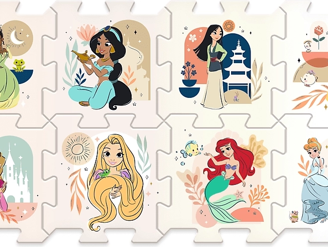 Piankowe puzzle Disney księżniczki