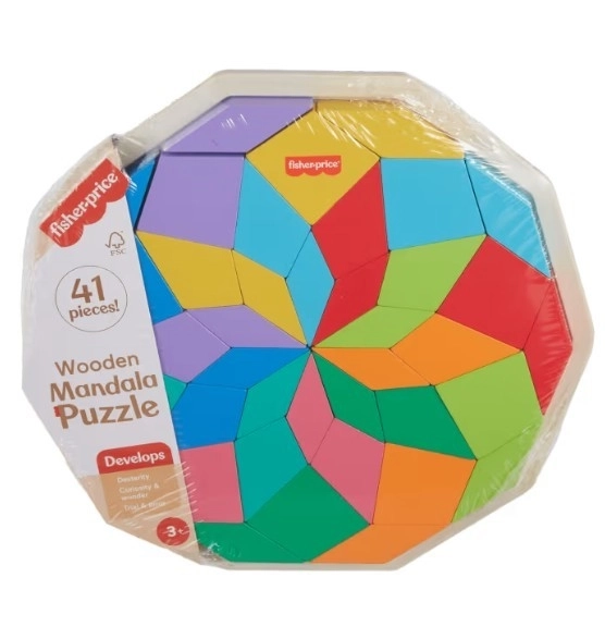 Drewniane puzzle Mandala Fisher-Price