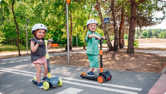 Dziecięca hulajnoga Lionelo Timmy zielona