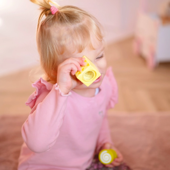 Drewniane sensoryczne klocki Classic World Montessori