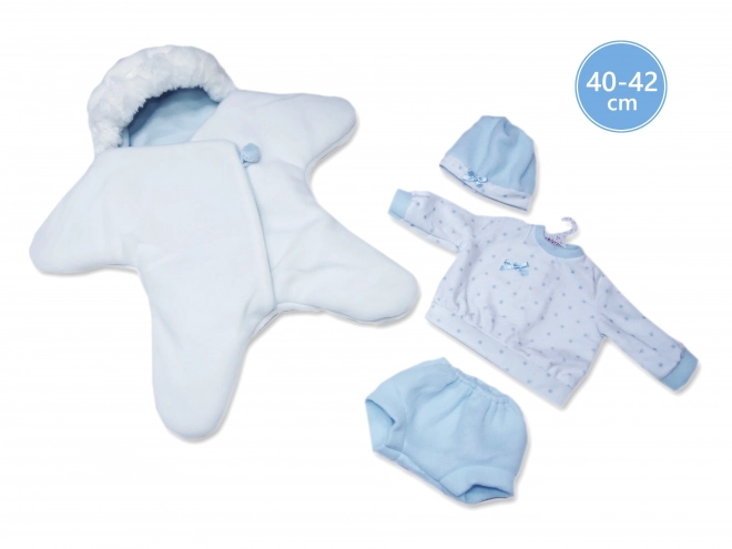 Llorens M740-37 strój dla lalki niemowlaka NEW BORN w rozmiarze 40-42 cm