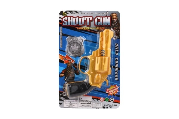 Plastowy pistolet inercyjny dla dzieci