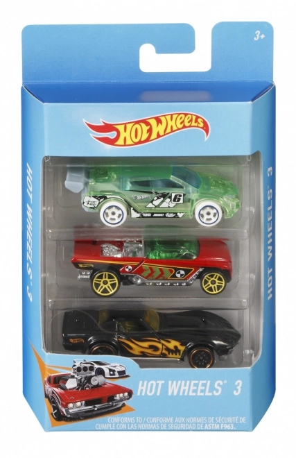Zestaw 3 samochodzików Hot Wheels
