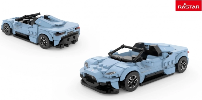 Klocki samochodu MASERATI MC20 1:30 niebieski Rastar