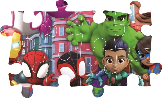 CLEMENTONI Puzzle Spidey i jego niesamowici przyjaciele MAXI 24 kawałki