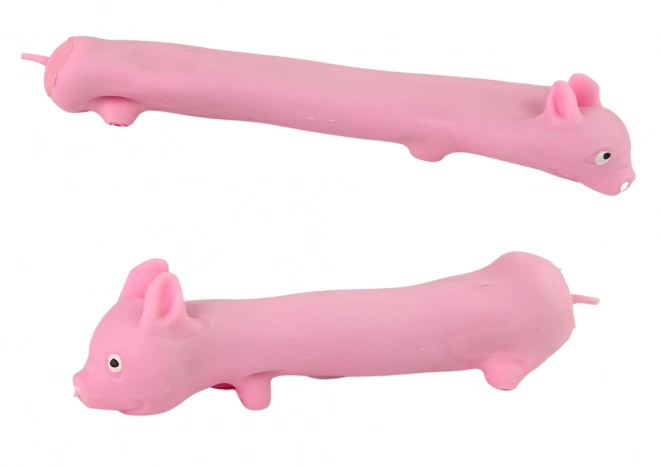 Elastyczna różowa zabawka squishy świnka