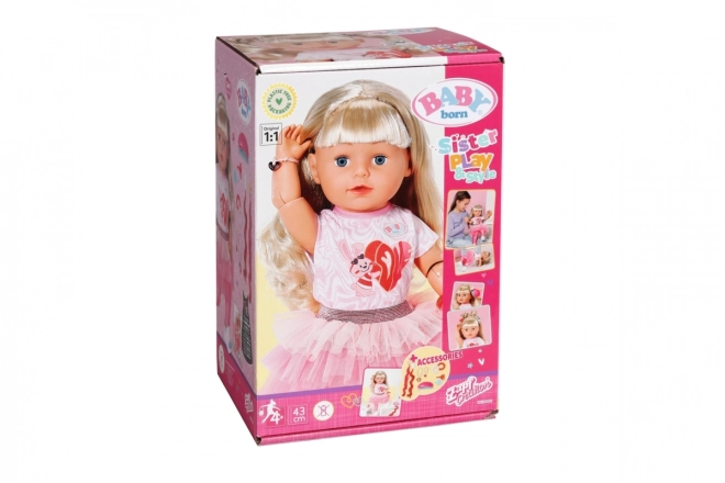 Starsza Siostrzyczka BABY born Play & Style 43 cm