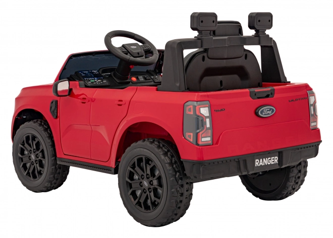 Dziecięcy elektryczny samochodzik Ford Ranger czerwony