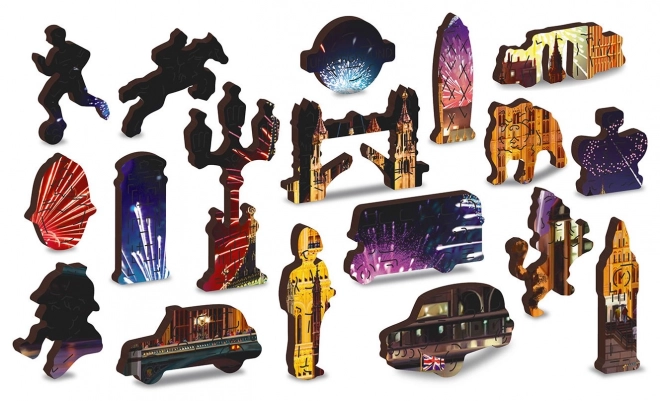 Drewniane puzzle nocny Londyn