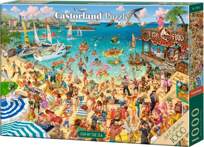 Castorland puzzle Art Collection: Zabawa nad morzem 1000 elementów