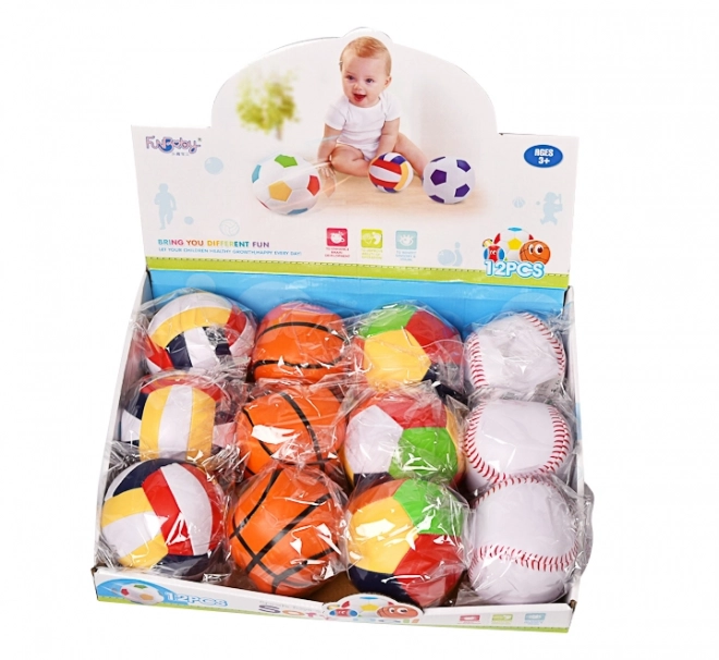 Piłeczki SPORTO różne rodzaje 10 cm