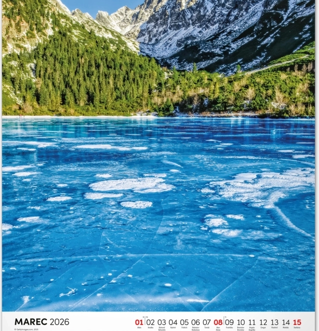 Kalendarz ścienny Tatry 2026