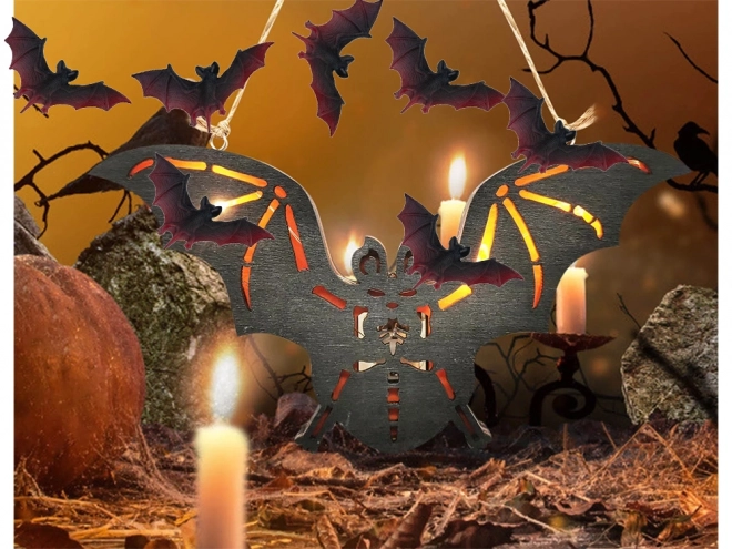 Dekoracja halloweenowa z nietoperzami zestaw