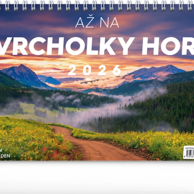 Kalendarz biurkowy Aż na szczyty gór 2026