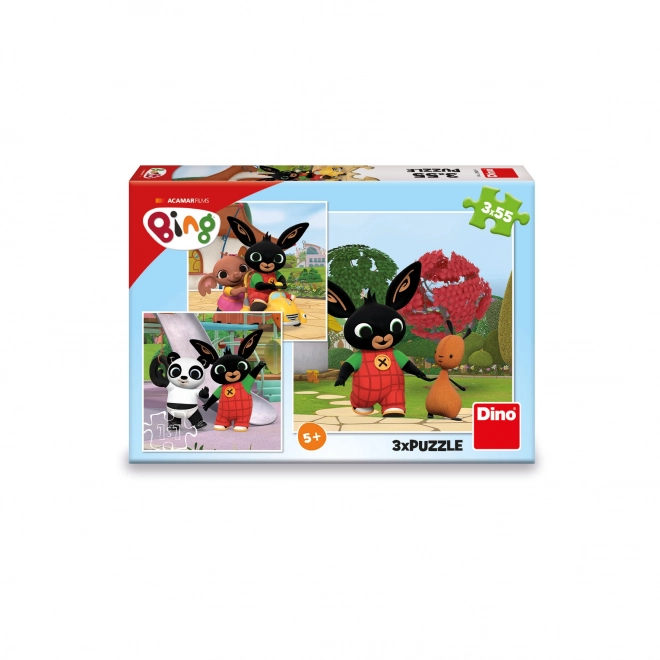 BING SIĘ BAWI 3x55 Puzzle