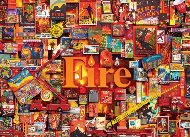 Puzzle COBBLE HILL Ogień 1000 elementów
