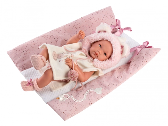 Llorens M635-44 strój dla lalki niemowlaka NOWO NARODZONY rozmiar 35-36 cm
