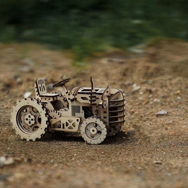 RoboTime 3D drewniane mechaniczne puzzle Traktor