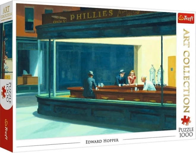 Puzzle 1000 elementów Art Collection Nighthawks Edward Hopper