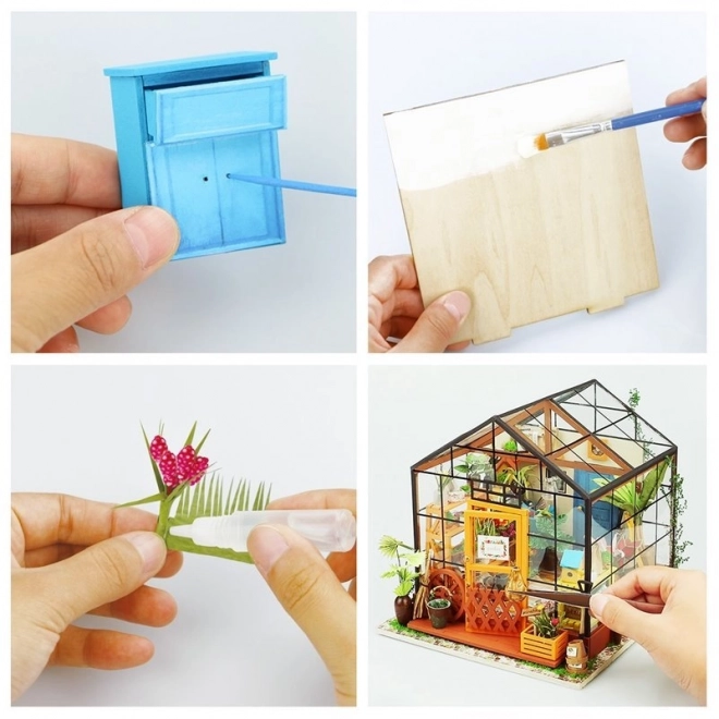Kwiatowy dom Cathy - Miniaturowa szklarnia