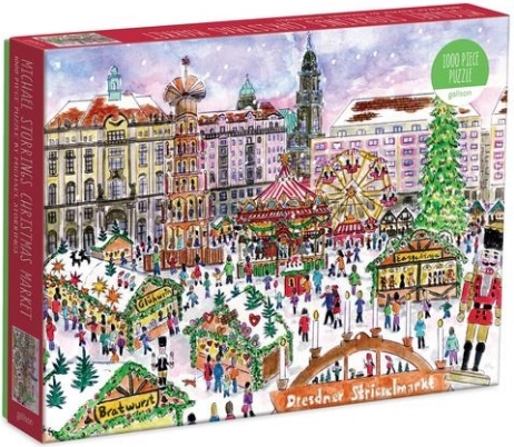Puzzle Świąteczny jarmark w Dreźnie 1000 elementów