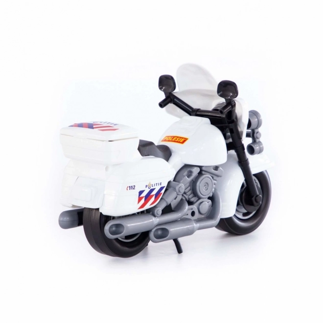 Policyjny motocykl dla maluchów Polesie Biały 71682
