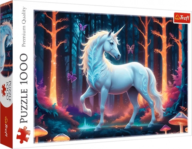 Puzzle 1000 elementów – mistyczny jednorożec Trefl