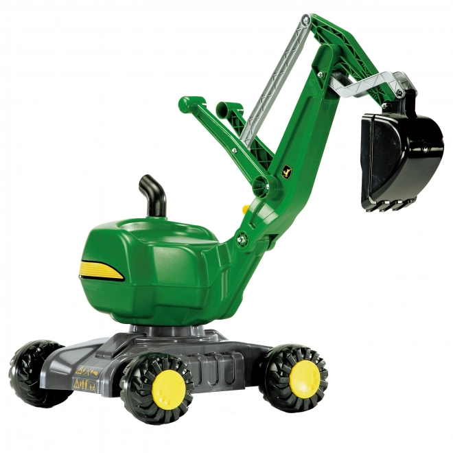 Dziecięca koparka na kołach John Deere