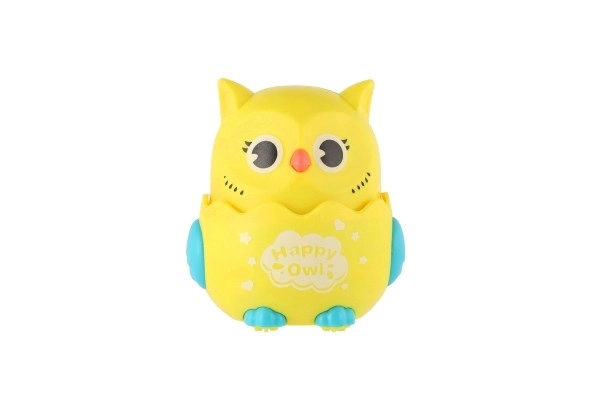 Sovy Happy Owl plastikowe 7x8 cm jeżdżące
