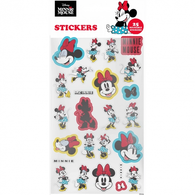 Wielokrotnego użytku naklejki Minnie