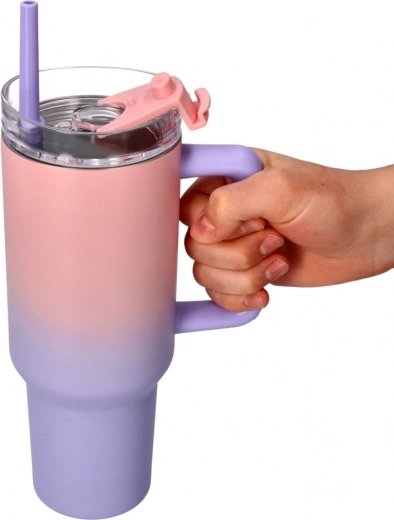 Praktyczna pokrywka ze słomką i blokadą