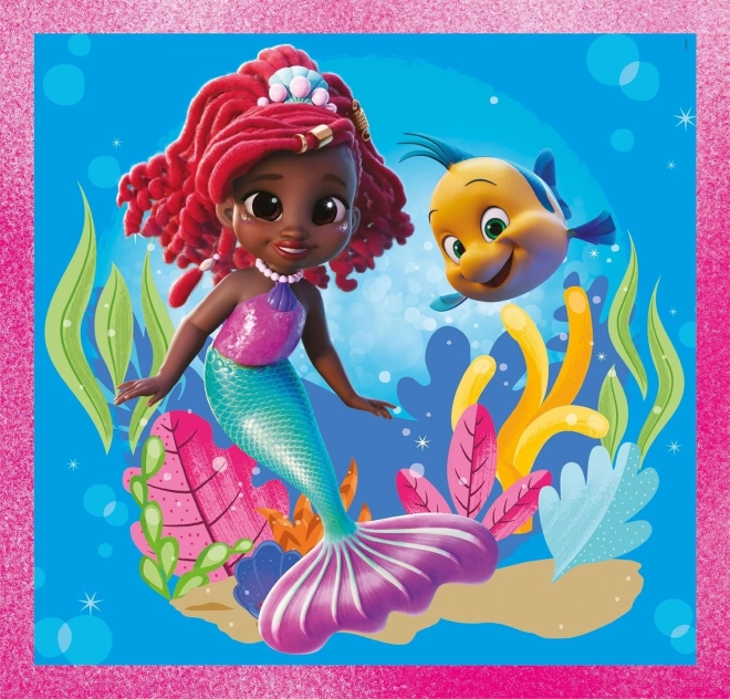 CLEMENTONI Puzzle Ariel 3x48 elementów