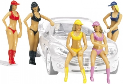 Figurki hostess 1:32 (5 szt.)