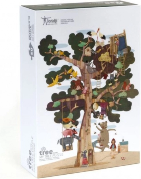 Londji dwustronne puzzle Drzewo