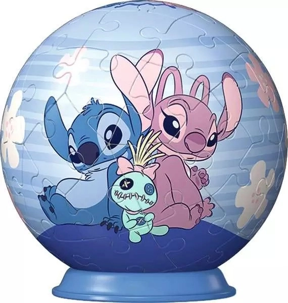 3D puzzle kula ze Stitchem od Disney