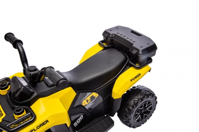 Dziecięca czterokołowiec na baterie GTS1155 - żółta