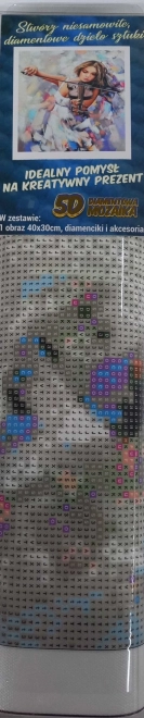 Norimpex malowanie diamentowe skrzypaczka 30x40 cm